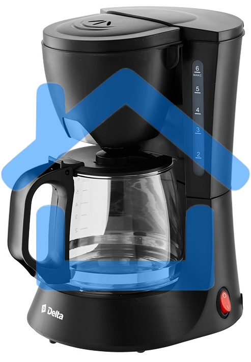 Кофеварка Delta DL-8153 черная