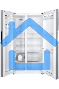 Холодильник Maunfeld MFF177NFW белый глянец двухкамерный 263/170л морозилка сбоку, No Frost, Side by Side