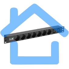 Блок распределения питания ITK PH22-7D2C131-P гор.размещ. 7xSchuko 2xC13 базовые 16A Schuko 2м