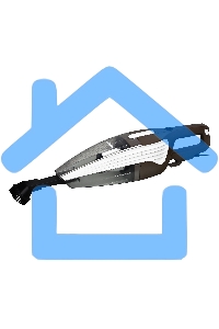 Пылесос вертикальный/ручной Starwind SCH1260 коричневый/белый, питание от сети, 120 Вт, уборка сухая, пылесборник 1.2 л