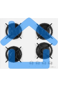 Газовая варочная панель HOMSair HGG641WH