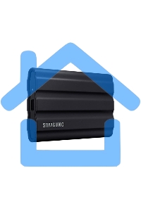 Внешний SSD Samsung T7 Shield, 1TB, USB 3.2 Gen 2 Type-C, R/W 1050/1000, черный