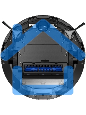 Робот-пылесос TopDevice TDSRC003_BK черный, 40 Вт, 2600 мА·ч Li-Ion, уборка влажная/сухая, пылесборник контейнер 0.4 л