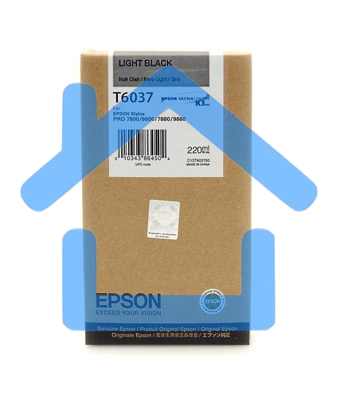 Картридж струйный Epson C13T603700 серый (220 мл) для Epson St Pro 7800/9800/7880/9880