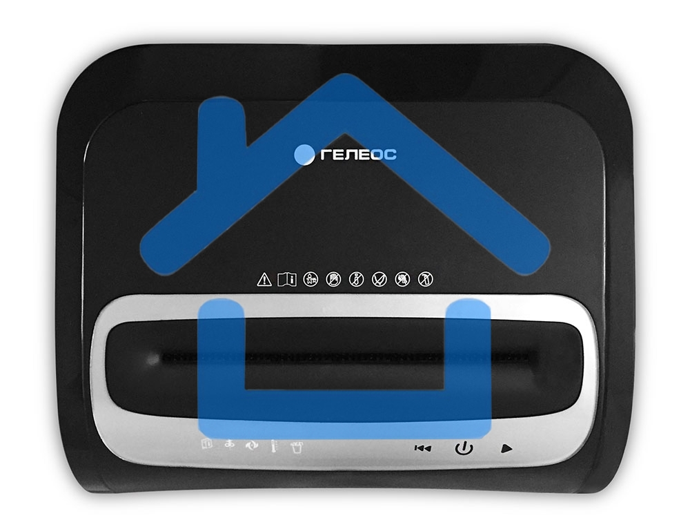 Шредер ГЕЛЕОС УМ35-5, (DIN P-5), фрагмент 1,9х14мм, 24-27 лист (70г/м2), CD/пл.карты/скрепки/скобы, 35 литров 