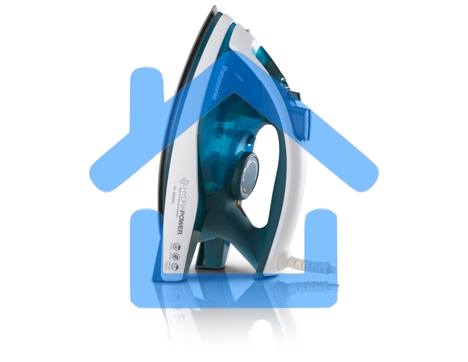 Утюг Panasonic NI-W900CMTW 2400Вт белый/голубой