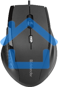 Мышь проводная Defender Accura MM-362 черный, 1600 dpi, USB, кнопки - 6