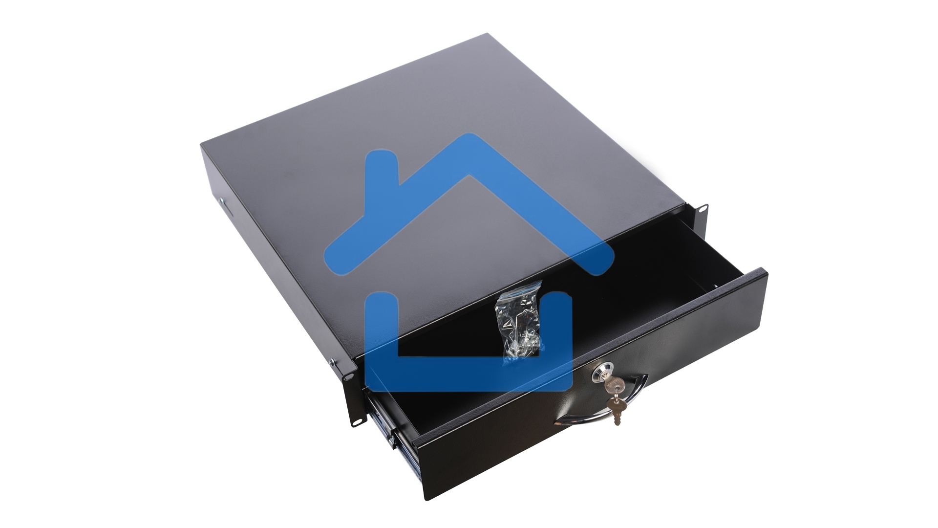 Полка (ящик) для документации 3U (ТСВ-Д-3U.450-9005)