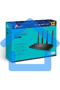 Роутер TP-Link AX1500 Dual-Band Wi-Fi 6 RouterSPEED: 300 Mbps at 2.4 GHz + 1201Mbps at 5 GHzSPEC: 4× Antennas, 1GHz Dual Core CPU, 1× Gigabit WAN Port + 3× Gigabit LAN Ports, 1024-QAM, OFDMAFEATURE: Tether App, WPA3, Access Point Mode, IPv6 Supported, IPT