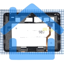 Модуль (матрица + тачскрин) для Samsung Galaxy tab 10.1 P7100 черный с рамкой