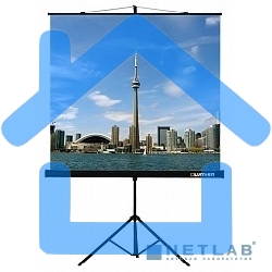 Экран на треноге Lumien 160x160см Eco View LEV-100105 1:1 напольный рулонный