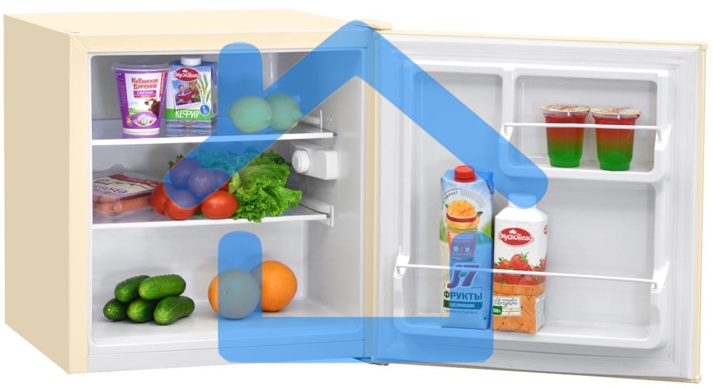 Холодильник Nordfrost NR 506 E бежевый однокамерный 59 л, капельная система