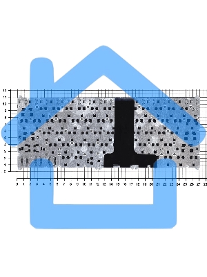 Клавиатура для ноутбука Acer Aspire ES1-132 черная