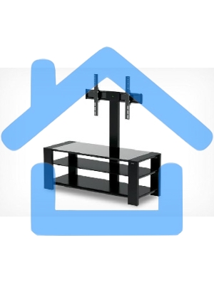 Стол Holder TV-32110 черныймат.+черный ст.