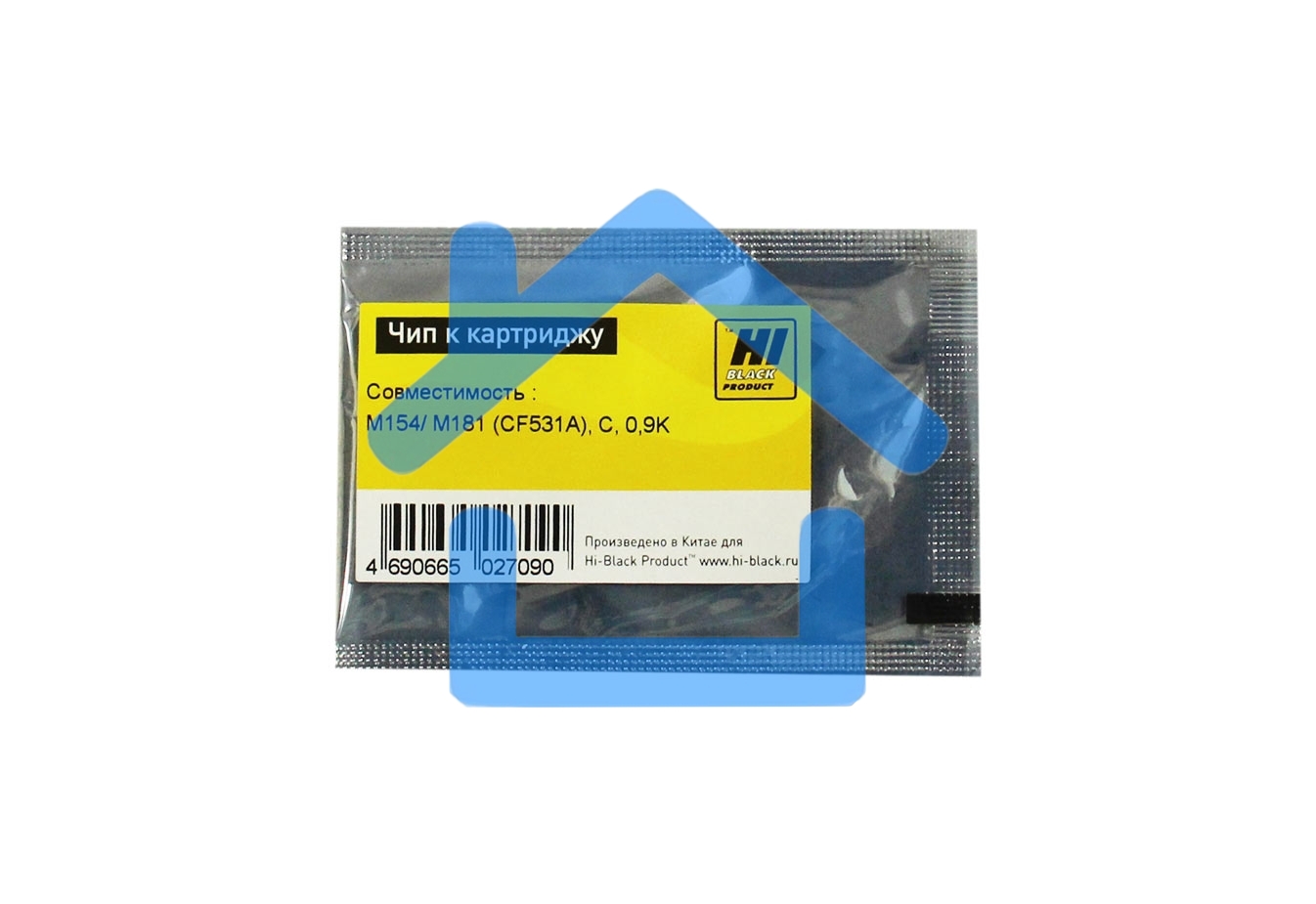 Чип Hi-Black к картриджу HP CLJ Pro M154/MFP M281 (CF531A), C, 0,9K