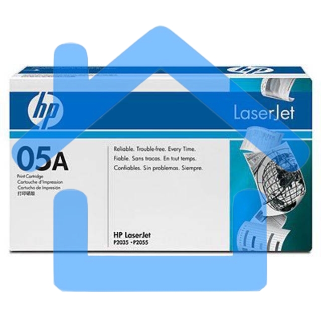 Картридж лазерный HP CE505A черный LJ P2055/P2035 (2300стр.)