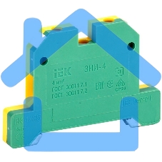 Зажим наборный IEK YZN20-004-K52 ЗНИ-4PEN 4мм2 (JXB-земля)