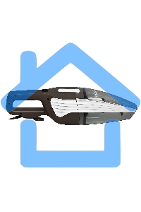 Пылесос вертикальный/ручной Starwind SCH1260 коричневый/белый, питание от сети, 120 Вт, уборка сухая, пылесборник 1.2 л