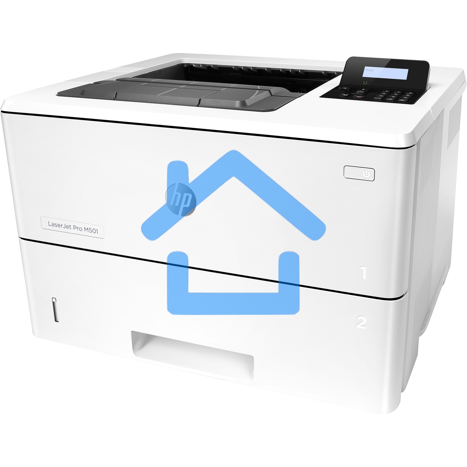 Принтер лазерный HP LaserJet Pro M501dn (J8H61A), A4, ч/б, печ. до 45 стр/мин., 600 x 600 dpi, USB, RJ-45, Air Print