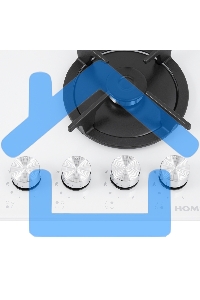 Газовая варочная панель HOMSair HGG641WH