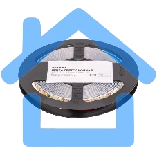 Лента светодиодная 12В, SMD2835, 14,4Вт/м, 120 LED/м, 3000K, 8мм, 5м, IP20 Rexant