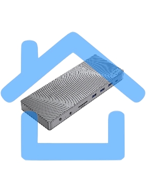 Док-станция для ноутбука/ NERPA 14 in 1 docking station (1xDC 12V 3A, 1xUSB-C 100W PD, 2xHDMI 4K@60Hz, 2xDP 4K@60Hz, 3xUSB-A 3.2 (10Gbps data), 1xTF/microSD, 1xSD/MMC, 1x3.5mm audio, 1xRJ45 Gb), USB-C power adapter 100W, power 100W USB-C cable 150cm, PD w