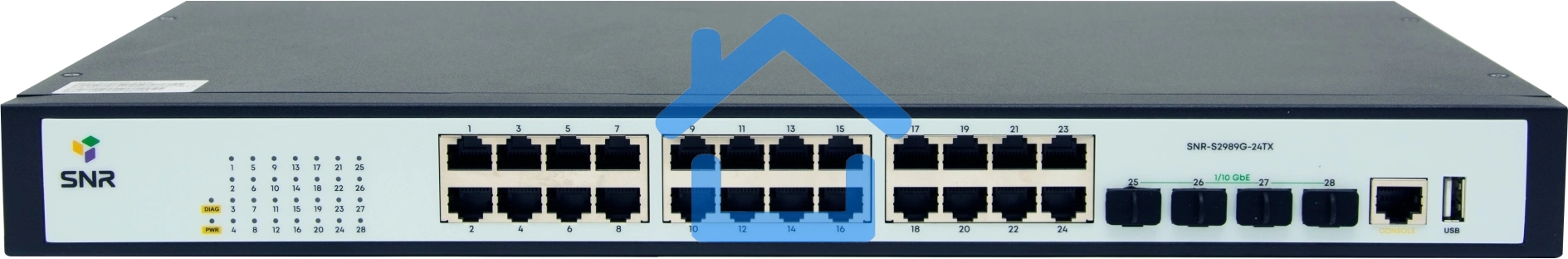 Коммутатор управляемый SNR уровня 2 SNR-S2989G-24TX
