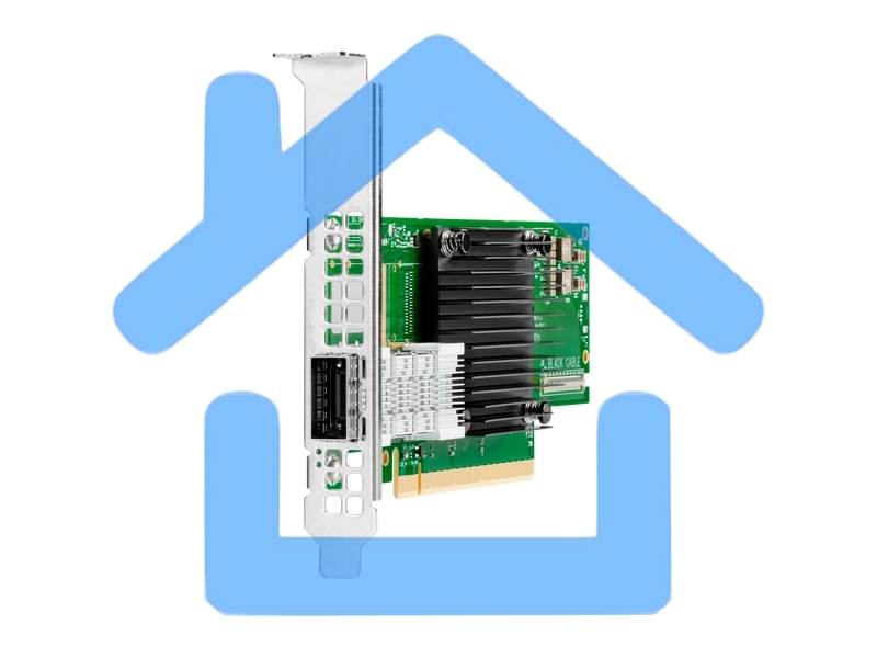 Адаптер Infiniband ConnectX®-6 VPI adapter card, HDR IB (200Gb/s) and 200GbE, single-port QSFP56, PCIe4.0 x16, tall bracket