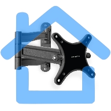 Кронштейн для телевизора Kromax TECHNO-1 темно-серый 10