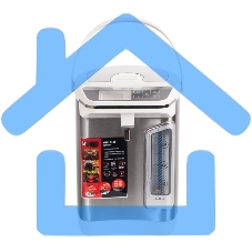 Термопот Mystery MTP-2442 4.5л. 700Вт серебристый/белый