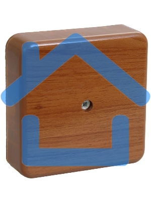 Коробка распаячная ОП 75х75х20 IP20 КМ41212-05 (6 клем. 6кв.мм) дуб ИЭК UKO10-075-075-020-K24