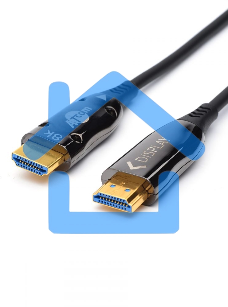 Кабель HDMI 30 м (HIGH speed, Metal gold, Optical) 8K VER 2.1 Кабель HDMI 30 м (HIGH speed, Metal gold, Optical) 8K VER 2.1