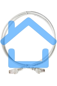 Коммутационный шнур ITK (патч-корд), кат.5Е UTP, LSZH, 1м, серый