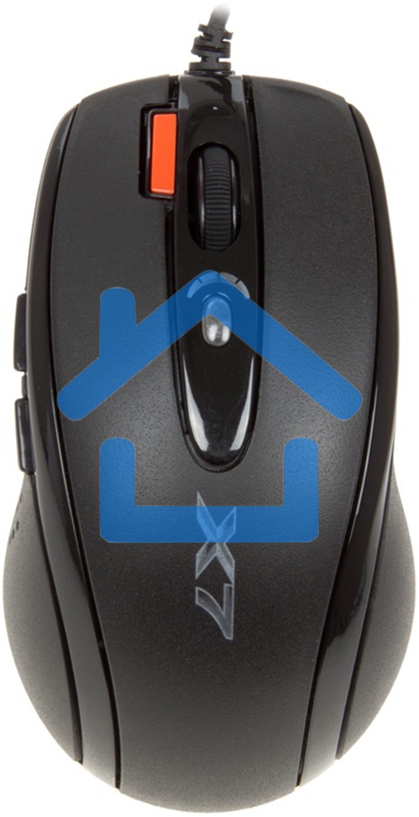 Мышь проводная A4Tech X-710BK черный, 2000 dpi, USB, кнопки - 7