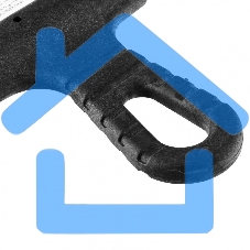 Шпатель Sparta из нержавеющей стали, 350 мм, зуб 10х10 мм, пластмассовая ручка 85131