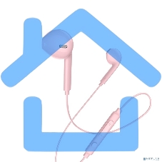 Наушники проводные вставки с микрофоном Hoco M55 розовый