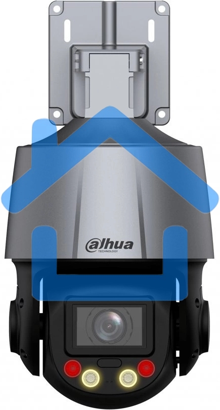 Мини-PTZ IP-видеокамера DAHUA DH-SD3C405DB-GNY-A-PV Smart Dual Light с активным сдерживанием и ИИ 4Мп, 1/2.8” CMOS, 5x моторизованный объектив 2.7~13,5мм (5x), видеоаналитика, ИК до 50, LED до 30м