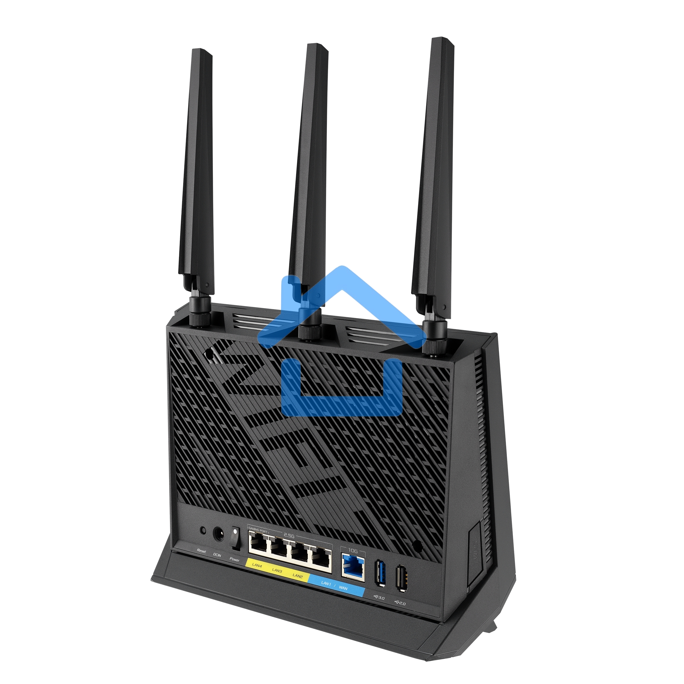 Маршрутизатор ASUS RT-BE86U, черный/красный, 90IG08W0-MO9A0V