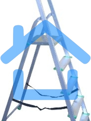 Стремянка LWI 7 ст. алюм. Стремянка алюминиевая 7 ступеней. Макс. нагрузка 150 кг. Высота 145см. Вес 6,7 кг.