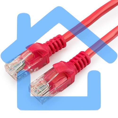 Патч-корд UTP Cablexpert кат.5e, 2м, литой, многожильный (розовый)