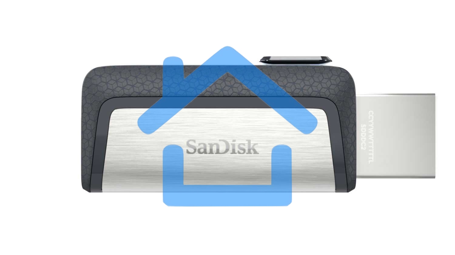 Флешка USB R/W Sandisk 32Gb Ultra Dual SDDDC2-032G-G46 USB3.0 серый/узор