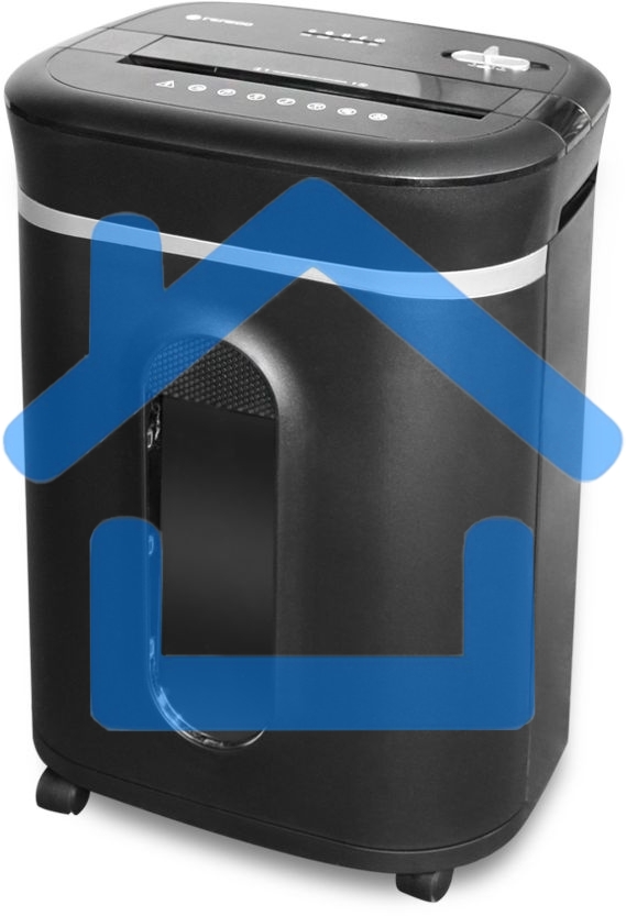 Шредер ГЕЛЕОС УМ28-5, DIN P-5 (5 ур-нь секр.), 28 литров, фрагмент 1,9х12мм, 13-14 лист (70г/м2), CD/пл.карты/скрепки/скобы,