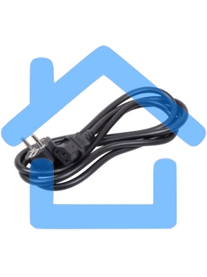 Кабель электропитания ITK PC-C13D-1M PDU 3х1,5 1м с разъемами С13 - нем.ст