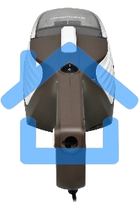 Пылесос вертикальный/ручной Starwind SCH1260 коричневый/белый, питание от сети, 120 Вт, уборка сухая, пылесборник 1.2 л