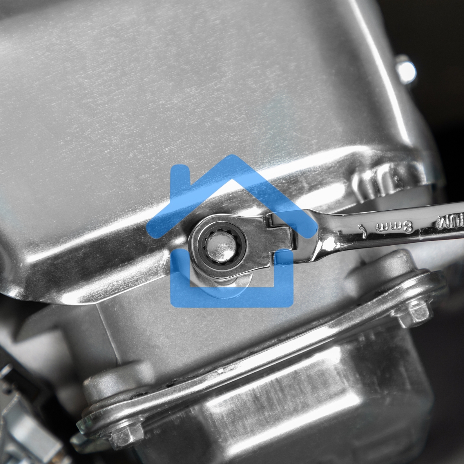 Набор ключей Matrix комбинированных, трещоточных шарнирных 8шт