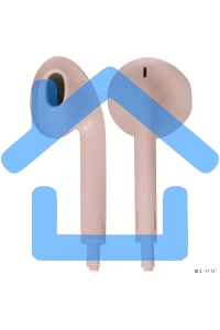 Наушники проводные вставки с микрофоном Hoco M55 розовый