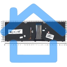 Клавиатура для ноутбука Lenovo IdeaPad G50-70 Z50-70 черная с подсветкой