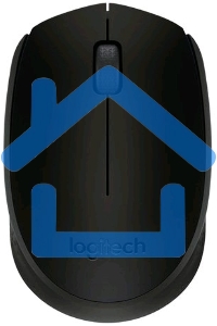 Мышь беспроводная Logitech B170 черный, 1000 dpi, радиоканал, USB, кнопки - 3