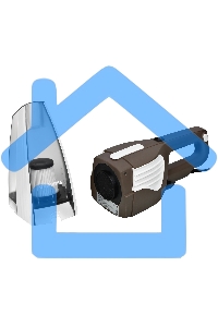 Пылесос вертикальный/ручной Starwind SCH1260 коричневый/белый, питание от сети, 120 Вт, уборка сухая, пылесборник 1.2 л