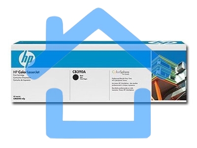 Картридж лазерный HP CB390A черный LJ CM6030mfp/CM6040mfp (19500стр.)